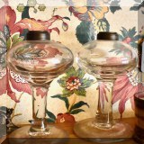 DL21. Pair of whale oil lamps.